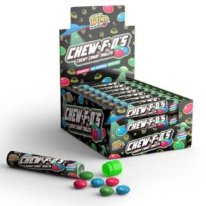 Too Tarts Chew F-O UFO Chewy Candy Tabs 1.05 oz 24ct